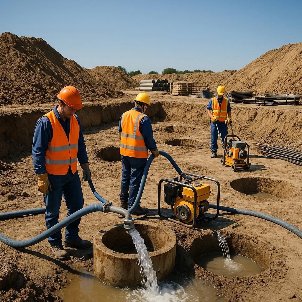 Глубинное водопонижение скважинами в Краснодаре